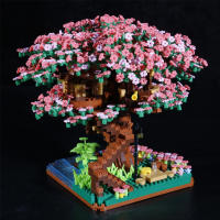 Bloques De Construcción Bibilock 2138pcs Sakura Casa Y Árbol Serie De Calle Principal Regalo Decorativo Para Niñas - details 2