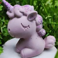 Molde De Silicona Transparente De Unicornio Para Velas Epoxy Resina Animal Herramienta De Decoración Para Artesanía Y Aromaterapia Tamaño 6x6cm - details 4
