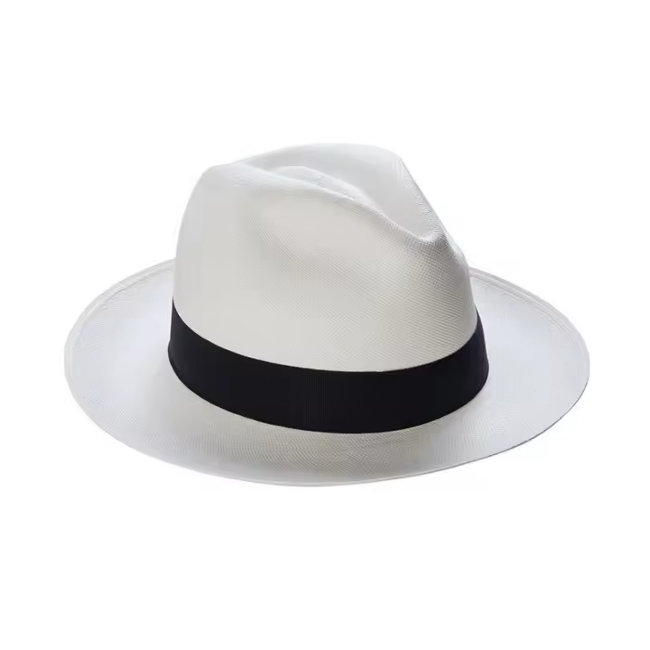 Sombrero De Paja Clásico Para Hombres Y Mujeres Moda Vintage Con Pico Ancho Para Viajes Al Aire Libre Protección Solar - 1