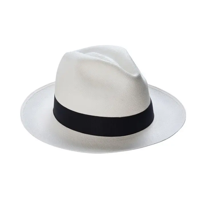 Sombrero De Paja Clásico Para Hombres Y Mujeres Moda Vintage Con Pico Ancho Para Viajes Al Aire Libre Protección Solar - 1