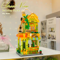 Mini Bloques De Construcción De Vistas De Calle Tienda De Caramelo Casa De Tarot Bistró Modelos De Decoración Bloques De Artesanía Juguetes Para Niños - details 7