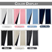 Cortinas De Blackout Tejidas 100% Gruesas Para Invierno Con Anillas Listas Para Instalar Para Sala De Estar Dormitorio Decoración Y Aislamiento De Luz - details 0