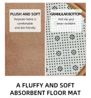 Alfombra De Baño De Espuma De Memoria Deluxe Antideslizante Absorbente Lavable Máquina Versátil Y Elegante Para Decoración Del Baño - details 7