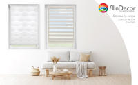 BLINDECOR  Estor Sin Herramientas Noche y Día Modelo Indus – Estor Enrollable sin Taladrar – Estor Ventana Easy Fix – Estor Enrollable Noche y Día para Ventana - details 0