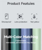 Funda De Lujo Para Samsung A54 5G Protección De Cámara Armadura Antigolpes Cubierta Transparente Resistente a Arañazos Y Polvo Para Samsung Galaxy A54 5G - details 1