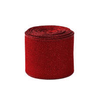 Cinta De Navidad De 2M De Largo Roja Y Verde Con Borde Metálico Para Artesanías Y Flores De Navidad Cinta De Organza De Poliéster Y Nylon - details 7
