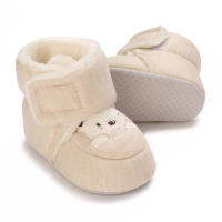 Botas De Nieve Para Bebés Recién Nacidos De Algodón Antideslizantes Y Cálidas Zapatos Para Caminar Infantiles Con Peluche - details 14
