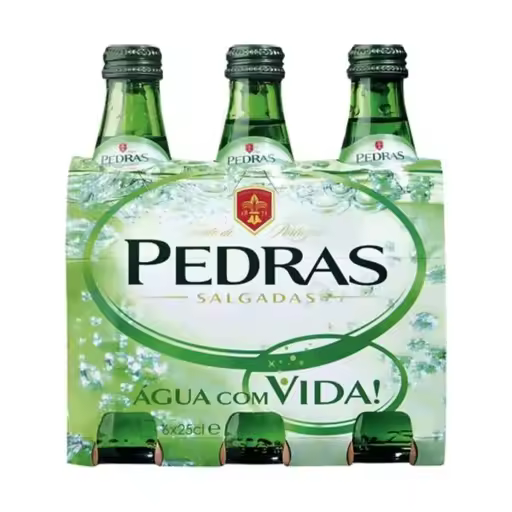 Caja 24 Agua con Gas Natural Pedras Salgadas 24 x 25cl - 1