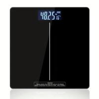 Báscula De Peso Digital Multifuncional Cuadrada Para Baño Preciso Con Pantalla LED Iluminada Unidad De Medición Kg Tamaño 26x26x2cm - details 3
