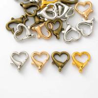 10pcs Abrazaderas De Corazón Para Llavero DIY Hebilla De Langosta De 22x26mm Accesorios De Joyería Y Manualidades Material De Aleación De Zinc Tamaños Diferentes - details 2