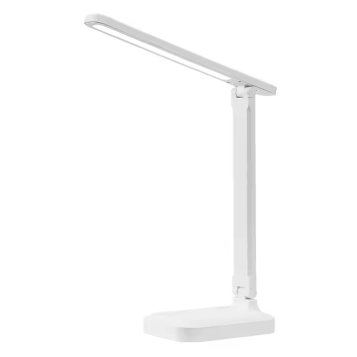 Lámpara De Mesa LED Recargable 6000mAh Con Luz Nocturna Protección Ocular Táctil Plegable 3 Colores Regulables Sin Destello Fuente De Alimentación USB - 1
