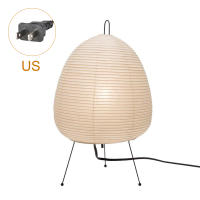 Lámpara De Piso LED Estilo Wabi Noguchi Isamu Japonés Con Papel De Arroz Luz Nordica Para Sala Y Dormitorio Zen Estudio Arte - details 21