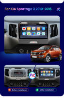 AWESAFE inalámbrico CarPlay Android Auto Radio para KIA Sportage 3 2010 2011 2012 2013 2014 2015 2016 coche reproductor multimedia GPS 2 din autoradio volante controles RDS Bluetooth - details 3