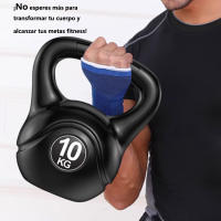 AYA MARKT  Pesa Rusa Redonda para Entrenamiento Fisicoculturismo en Casa Gimnasio Deporte Interior Exterior, Mango Estructurado, 4-14 Kg, Negro - details 1
