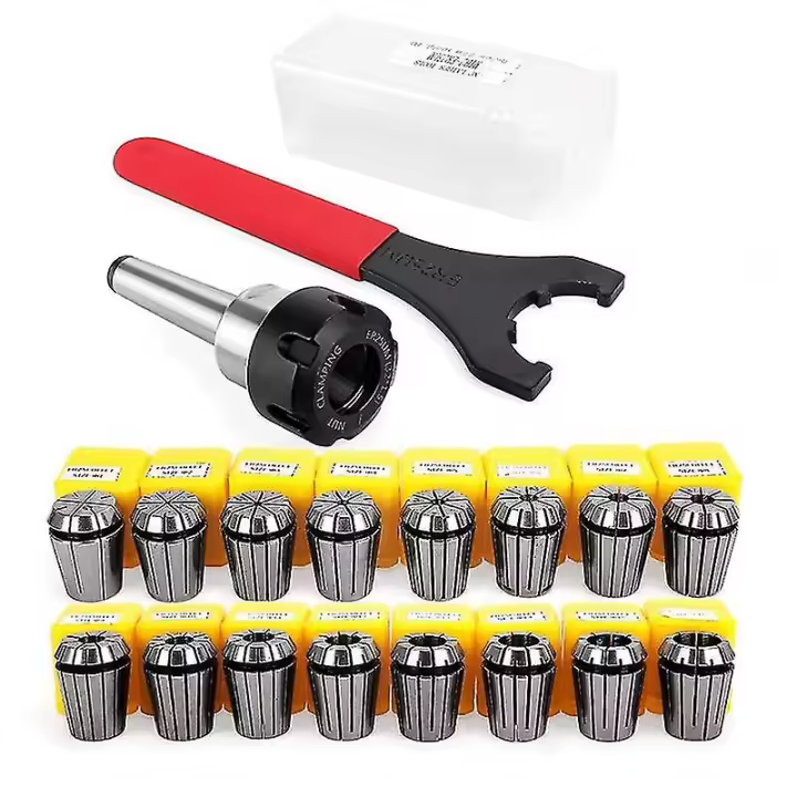 ZVD Hania Rain-Er25 Collet Set Chuck with Mt2 Er25 M10 Motor Extension Rod, Cnc Engraving Machine Or Milling Lathe - 1