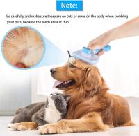 Cepillo para gato perro, cepillo de pelo muerto autolesivo para perro gato, hasta el 95% de pelo muerto y eliminación efectiva de pelo Tomentose, adecuado para perros gatos pelo corto y largo - details 3