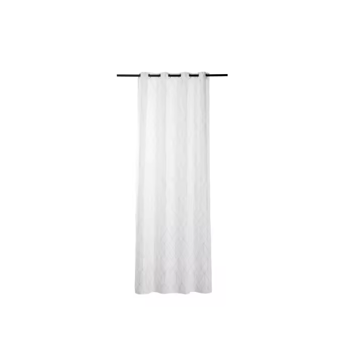 Adda Home Visillo Lino Formas Geométricas 140x270 Cm - Decoración de Interiores - 1