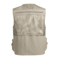 Chaleco De Pesca Transpirable Con Bolsillos De Cierre Para Actividades Al Aire Libre Y Viajes De Verano Chaleco De Trabajo De Malla Polyester Impermeable - details 8