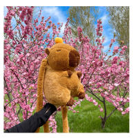 Mochila De Peluche Capybara Kawaii Moda Muñeco De Peluche Bolsa Para Niños Bolsa De Hombro Mini Mochila Regalo Para Novia - details 7