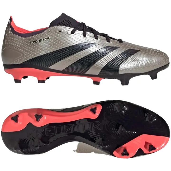 Botas de Futbol Adidas Predator League Fg para hombre en color plateado - 1