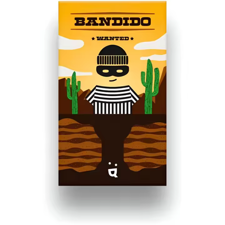 BANDIDO WANTED - Marca HELVETIQ - 1 a 4 Jugadores - 70 Cartas - 6+ Años - 1