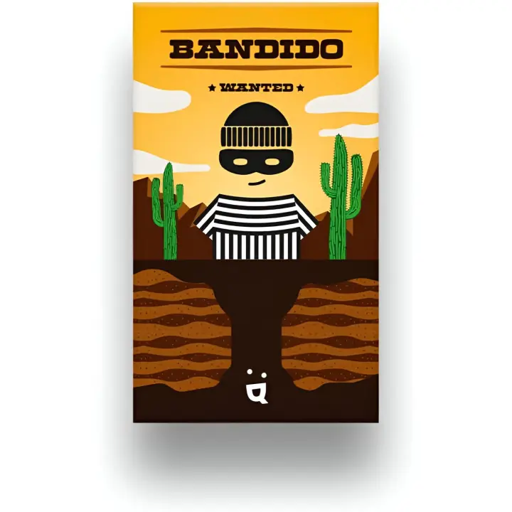 BANDIDO WANTED - Marca HELVETIQ - 1 a 4 Jugadores - 70 Cartas - 6+ Años - 1