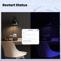 Enchufe Inteligente MOES Tuya Smart Matter Plug 16A Con Monitor De Consumo De Energía Y Control Remoto Compatible Con Apple Home Google Home Alexa Y Smartthings - details 9