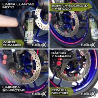 AutoFullCar - Kit Limpieza Moto Completo, Limpia Llantas, Champú Espuma Activa, Cera Líquida Quick Detailer, Limpiador en Seco Cera Carnauba, Limpiador Cuero y Casco, Producto Detailing Profesional - details 1