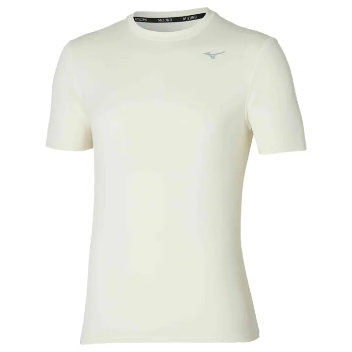 Camiseta de Manga Corta Mizuno Impulse Core para hombre en color blanco - 1