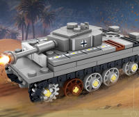 Bloques De Construcción Militar WW2 Tanque De Asalto Karrh Cannon 8en1 Juguetes Educativos Para Niños Bloques De Armas De Ejército Compatible Con Lego - details 11
