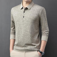 Camisa Polo Para Hombre Casual Larga Con Insignia Color Sólido Moda Transpirable Cómoda Versátil Top Para Negocios - details 16