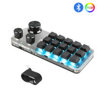 Teclado Mecánico Personalizable Bluetooth 5.0 RGB Para PS Gaming Keypad Macropad Para Tablet Teclado Numérico Sin Soporte Para Muñeca - details 10