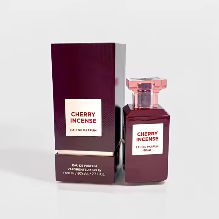 Cherry Incense Eau de Parfum 80 ml By Fragrance World - Fragancia Exclusiva Inspirada en Cherry Smoke. - 1