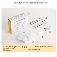 Lámpara De Pared Sensor De Movimiento Luz Nocturna Sin Cable USB Tipo C Para Cocina Dormitorio Sala De Estar Iluminación Interior - details 8