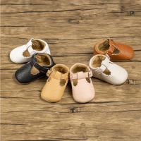 Zapatos Para Bebé Recién Nacidos Niño Y Niña PU Cuero Antideslizante Suela De Goma Alta Calidad Comodidad Primera Pasos Todoterreno Transpirables Tallas Reales - details 1