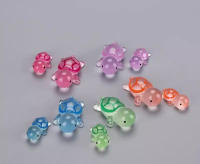 50PCS Mini Tortuga Luminosa Ornamento De Resina Para Niños Regalo Pequeño De Actividad De Fiestas Y Vacaciones Decoración De Escritorio - details 4