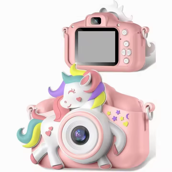 Camara Fotos Infantil  Imagen ANIMALES, 1080P HD Selfie Video Camara de Fotos para Niños con una Tarjeta de 32GB. - 1