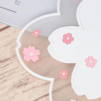 Alfombrilla De Comedor Con Diseño De Cerezo Aislante De Calor Coasters Antideslizantes Para Tazas Accesorios De Cocina Forma Irregular Material Plástico - details 4