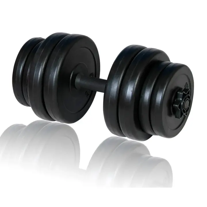 vidaXL Juego de mancuernas 15 kg - 1