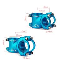 MTB Stem 31.8/25.4mmx35mm Soporte Corto Para Bicicleta De Montaña Y Carretera Piezas De Bicicleta Aluminio Altura 26-35mm - details 1