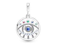 PANDORA ME, dicho de medalla de Plata de La Ojo, Viene con El embalaje de Caja De Regno original. - details 0