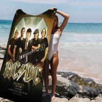 Toalla De Microfibra Absorbente Y Secado Rápido Para Cantante De Rock A-AC D-DC Band Toalla De Playa Para Yoga Natación Senderismo Toalla De Baño Rectangular Tamaño 76x182 Cm - details 5