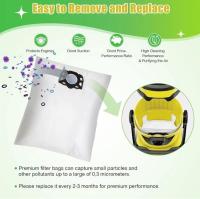 10 bolsas de aspiradora para Kärcher 2.863-006.0, bolsas de Filter no tejido 487 WD4 WD5 WD6 WD5P WD5P WD6P Premium MV4 MV5 MV6 - details 1