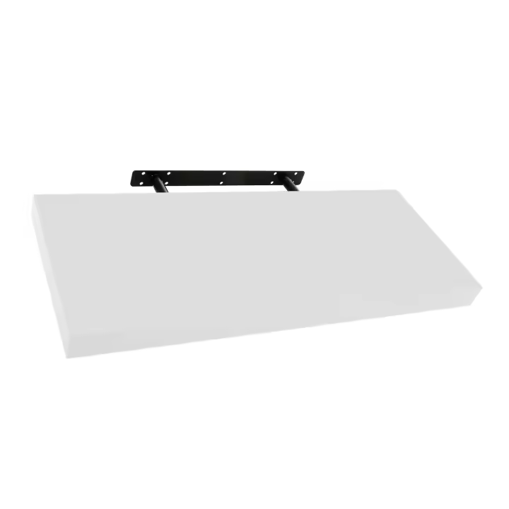 DEKORA SOUL Estantería para Pared Estantes Pared Baldas Pared Fijación Invisible Color Blanco - 1