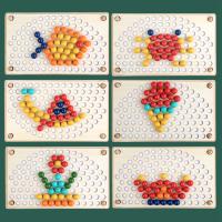 Juego Educativo Montessori Con Cuentas De Madera Para Niños Juguete De Resolución De Puzzles Para Bebés Y Niñas Educativo Para El Aprendizaje Temprano - details 3