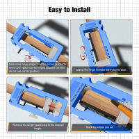 Kit De Instalación De Cerraduras De Puerta Juego De Router De Templado Para Cerraduras De 3 a 5 Pulgadas Herramienta De Carpintería DIY - details 6