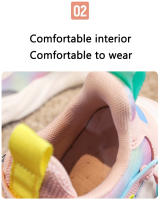 Zapatos De Moda Para Niñas Tenis Deportivos Transpirables Para Escuela Y Verano Suela De EVA Talla True Fit Material De Suela PU - details 3