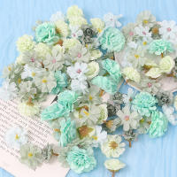 48Pcs Cabezas De Flores Artificiales De Seda Para Decoración De Hogar Fiesta Boda DIY Accesorios De Coronas De Flores Fake Para Decoración De Habitaciones - details 17