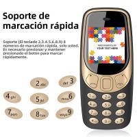 SERVO Q3308 pro 3 Mini Teléfono Móvil Con Grabadora De Llamadas Automáticas Bluetooth Dial Speed Dial Voz Mágica MP3 Flashlight - details 3