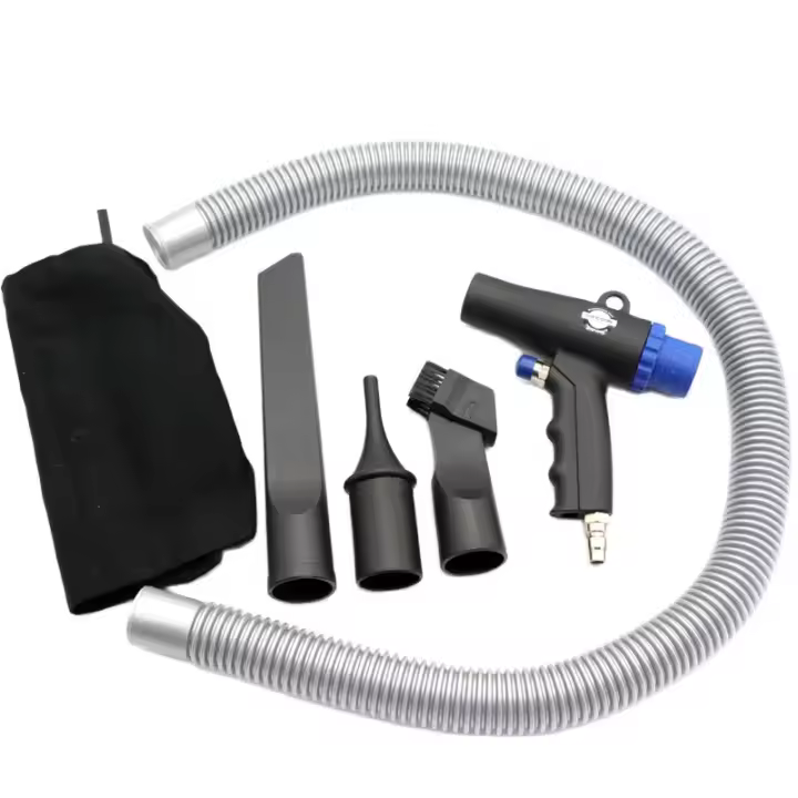 Compresor De Aire Duster Pneumático Doble Propósito Para Limpieza Y Succión Gun Blower Vacío Para Coche Limpiador De Paredes - 1